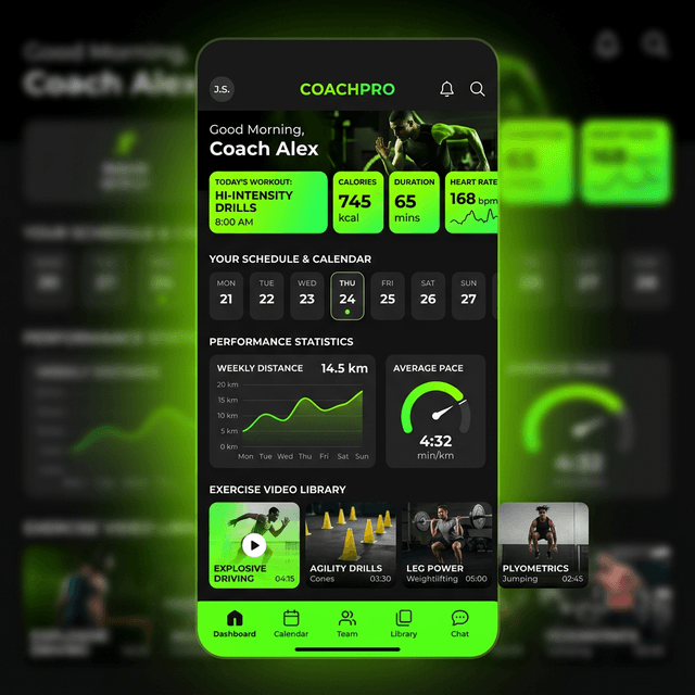 Assistant pour coach sportif