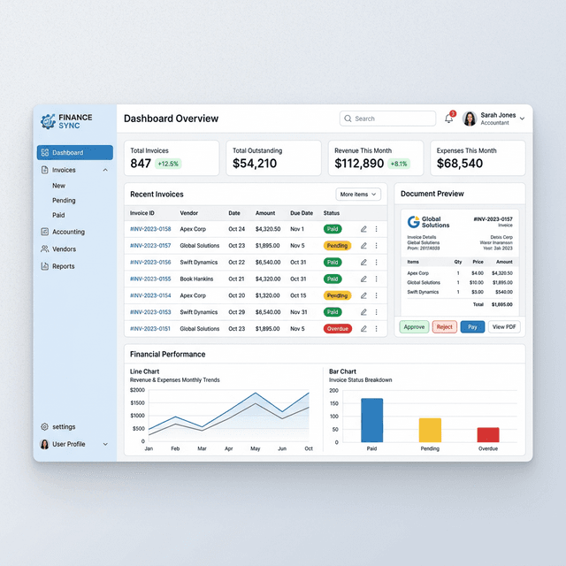 Traitement de factures